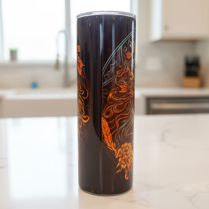 20oz Gemini Image Tumbler. Sublimation Cup