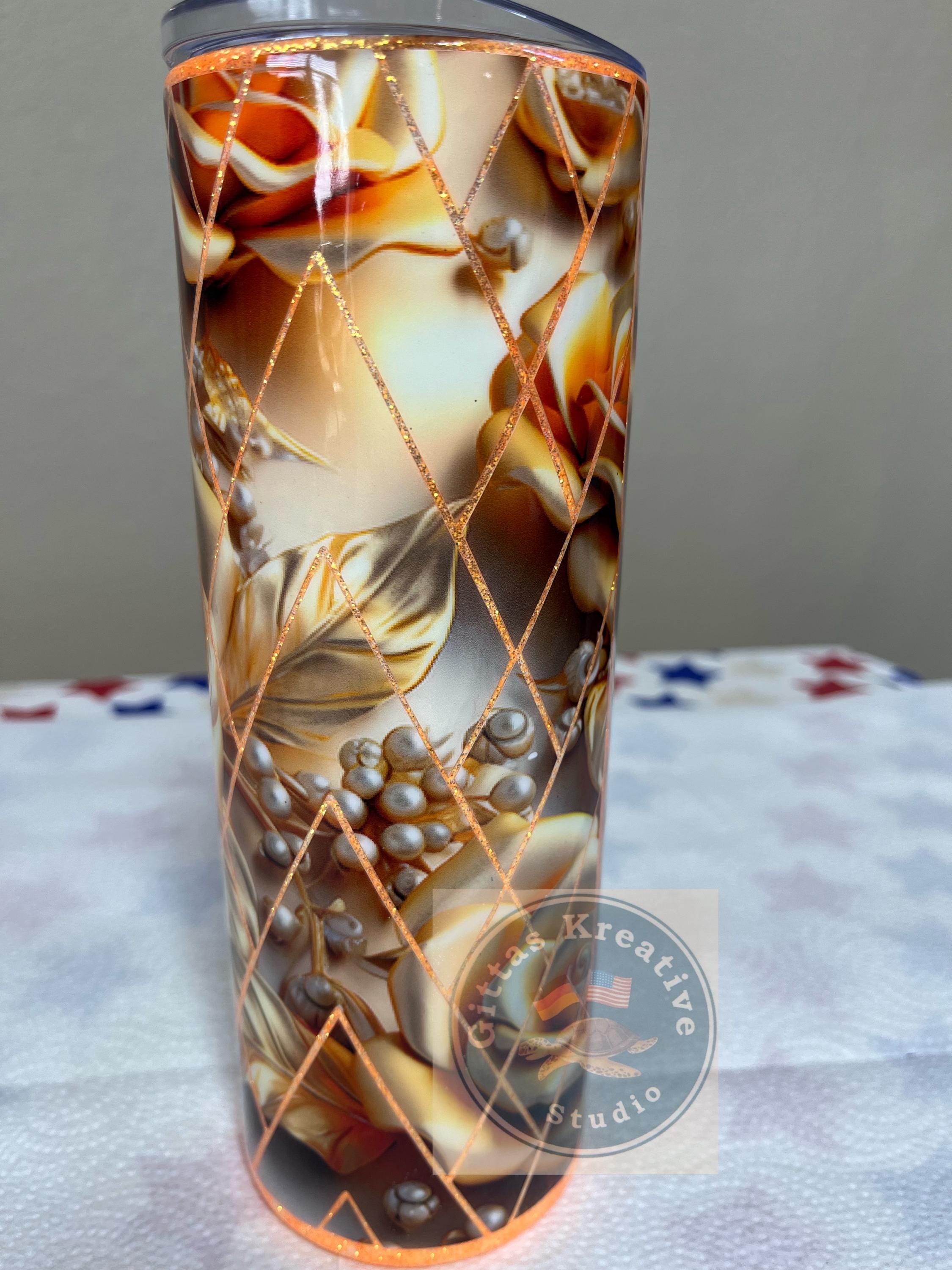 5. 20oz Yellow Rose Tumbler