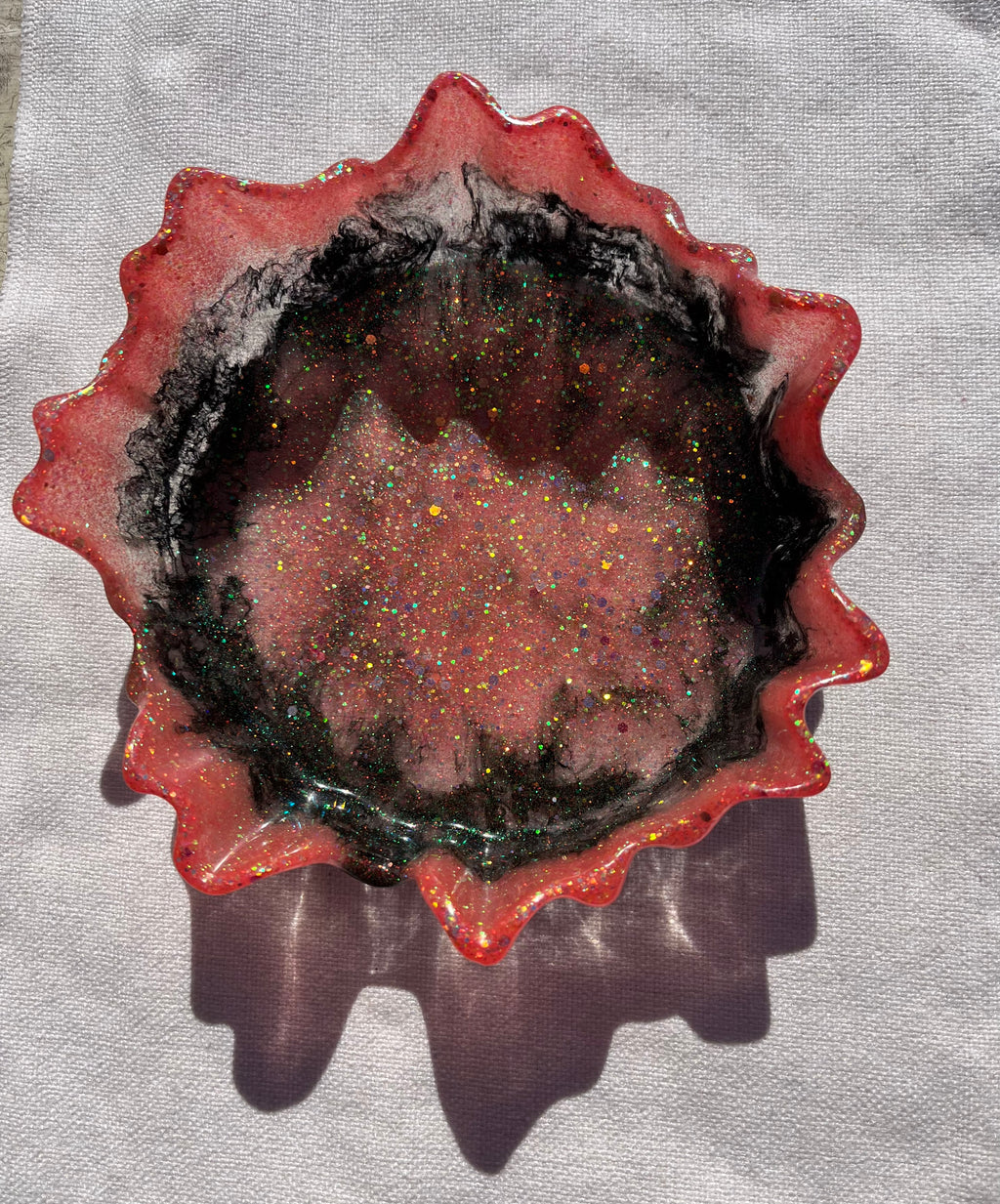 Resin alcohol ink Bowl
