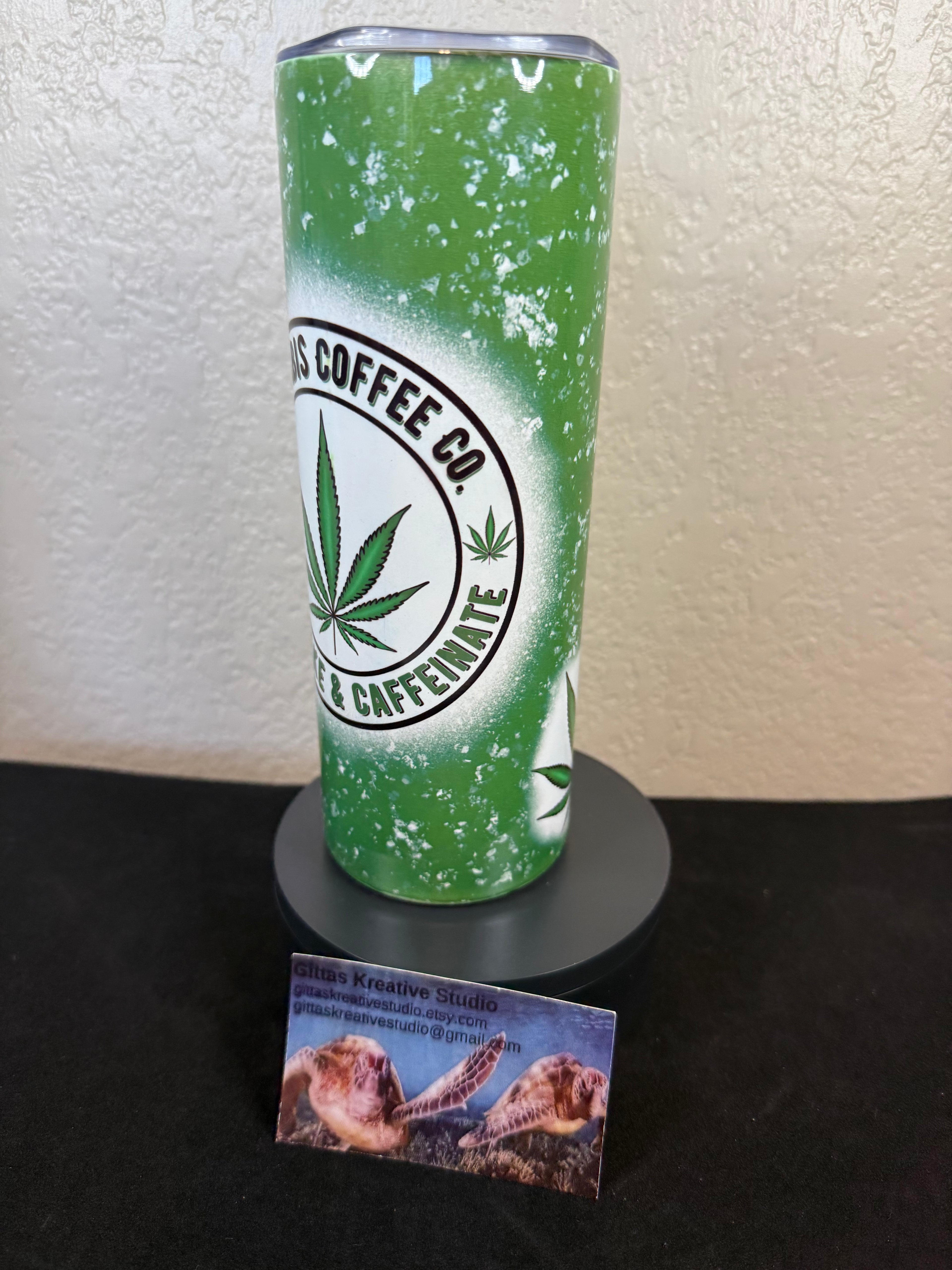 Leaf Coffee Tumbler.420 Tumbler