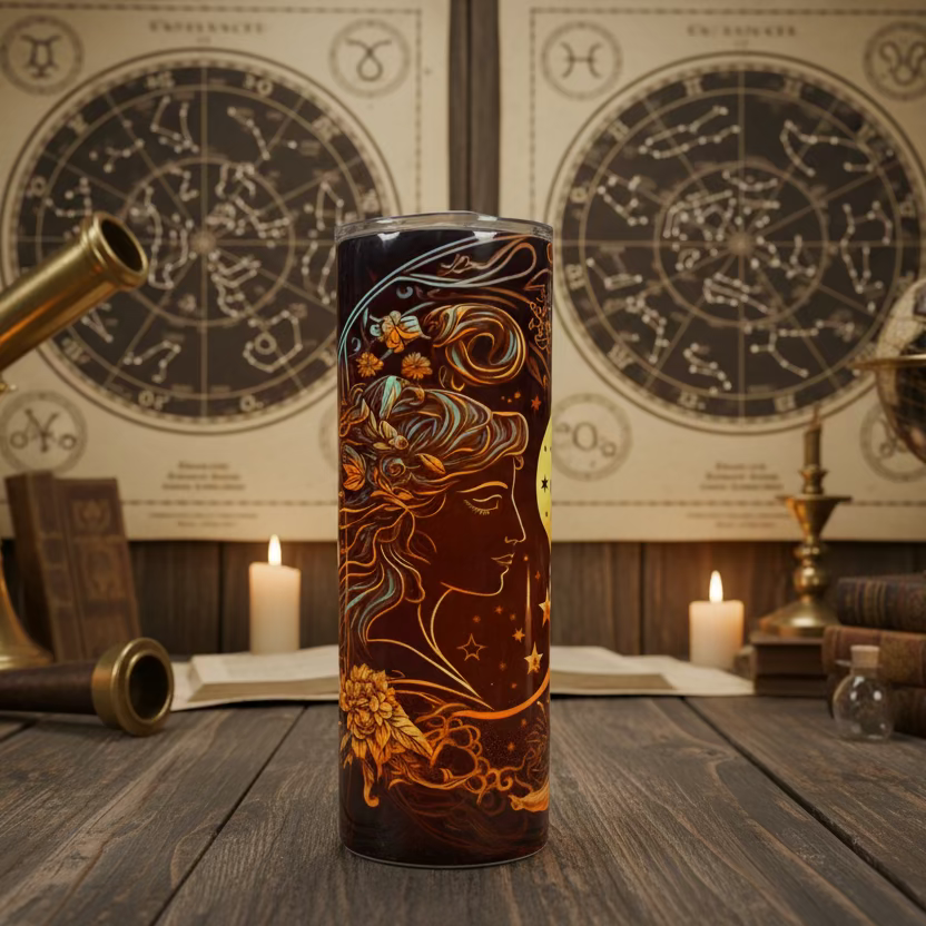 20oz Gemini Image Tumbler. Sublimation Cup