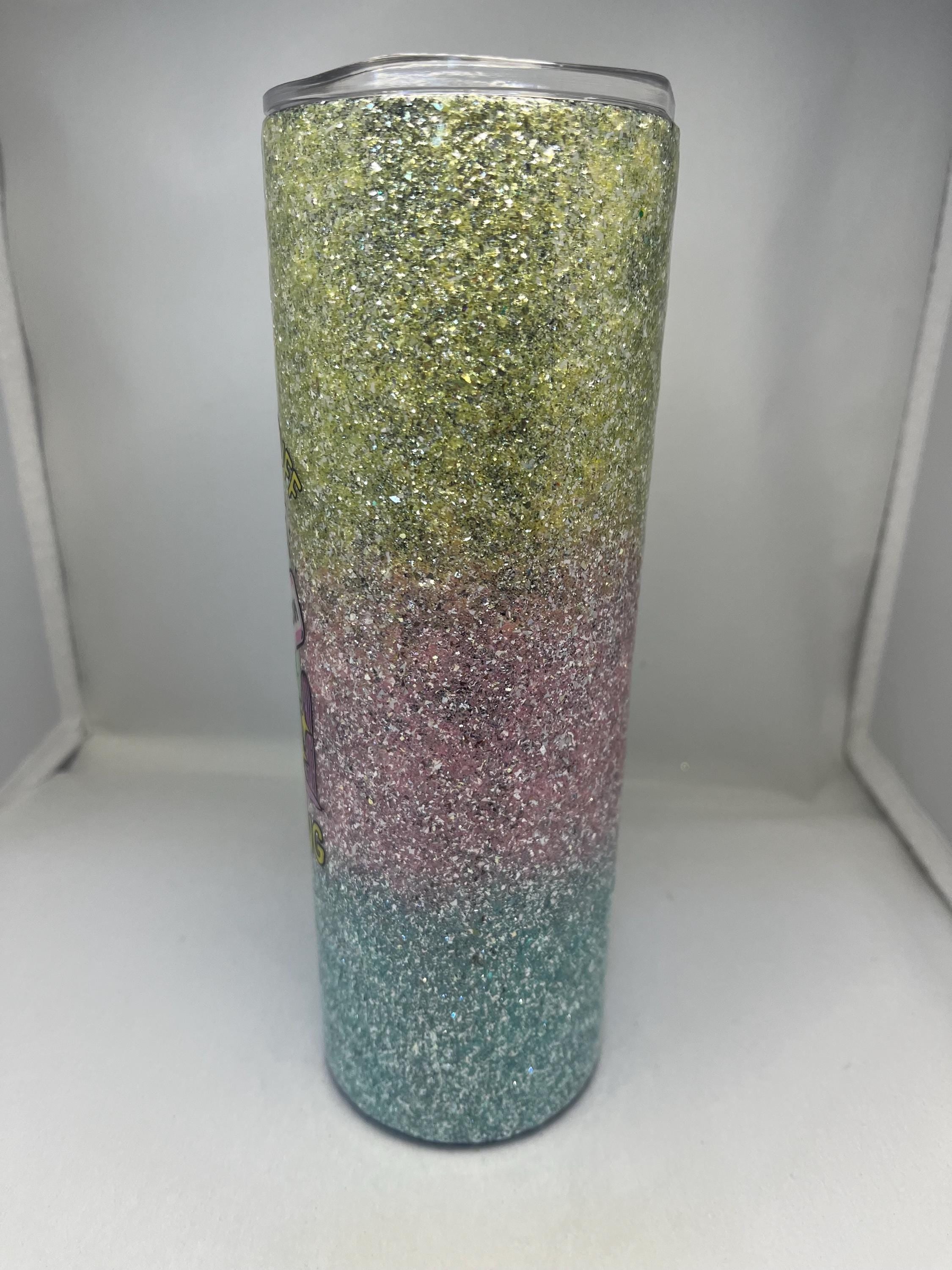 34. 20oz   Skull Glitter Tumbler
