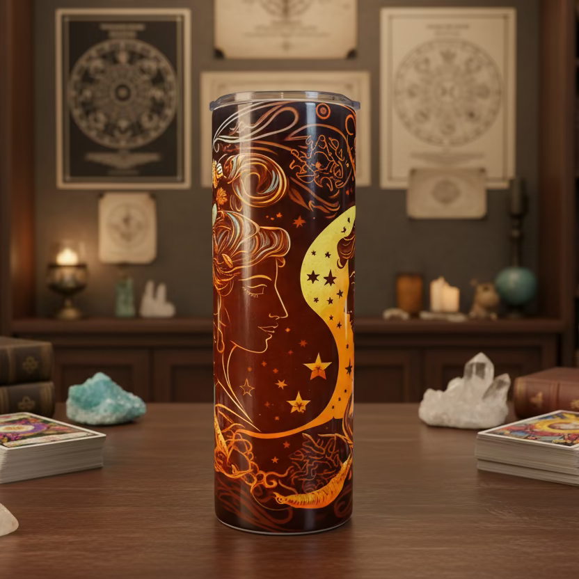 20oz Gemini Image Tumbler. Sublimation Cup