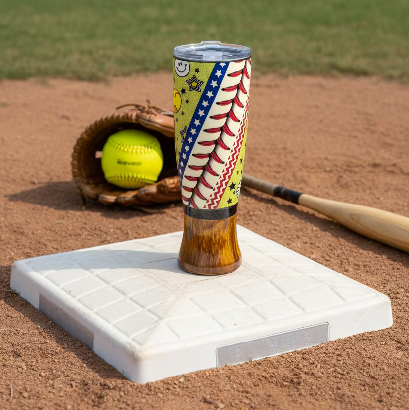 30oz Baseball Bat shaped Tumbler