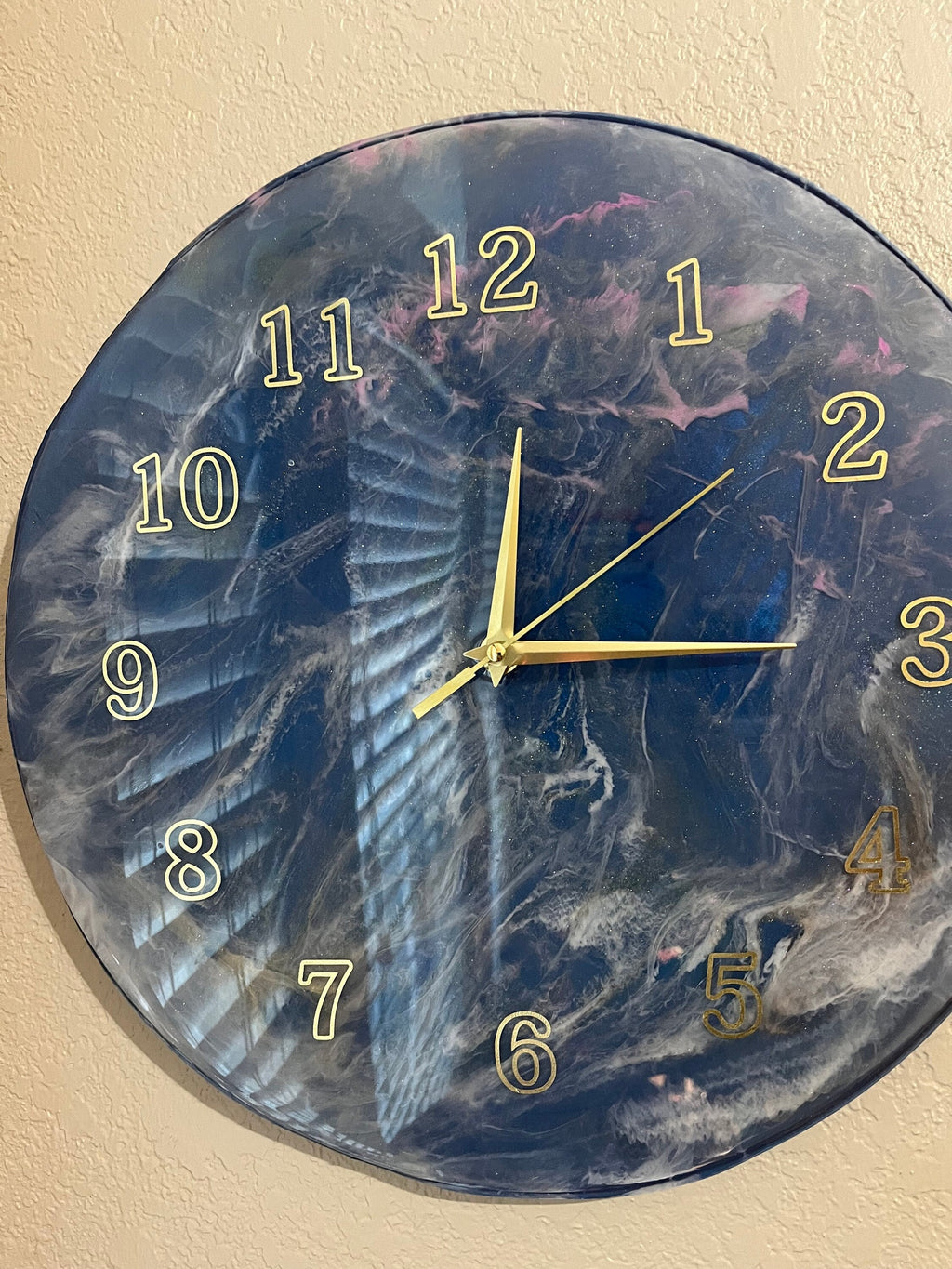 Resin Art Wall Clock