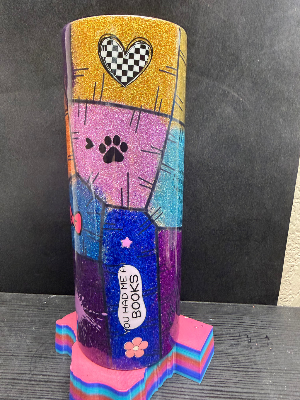 41. 20oz Patchwork Tumbler