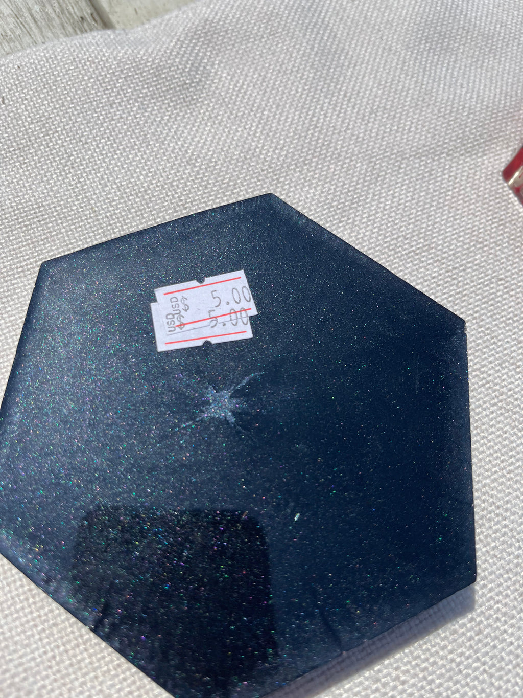Holographic Resin Coasters choice of color