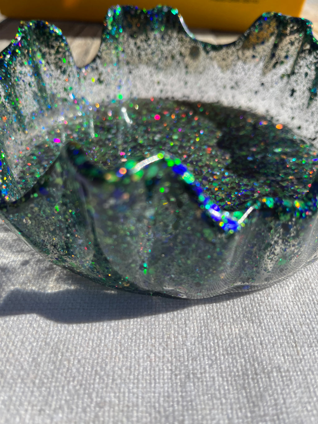 Resin Bowl with Glitter