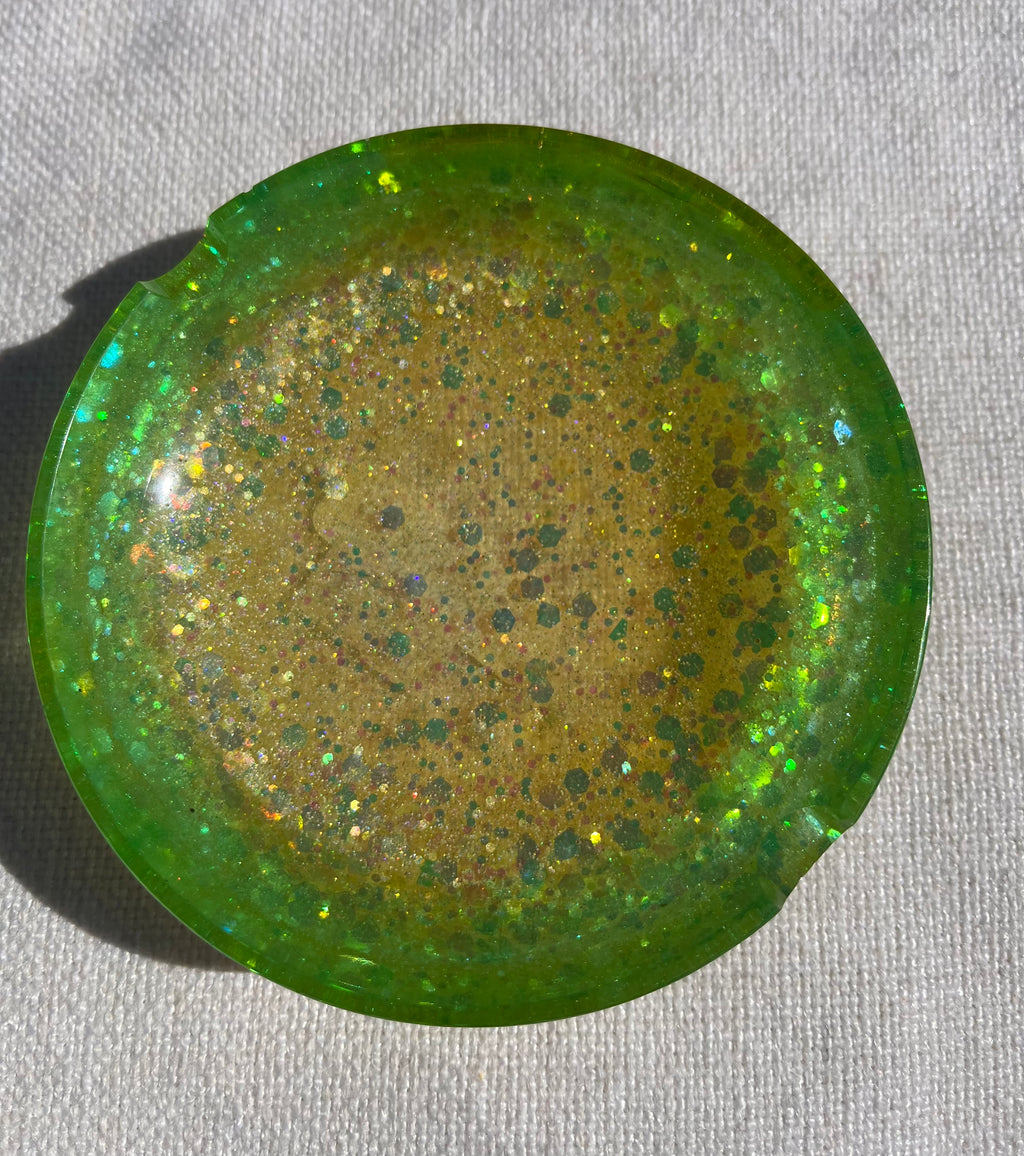 Custom Glitter Ashtray, Trinket Dish, Change Dish