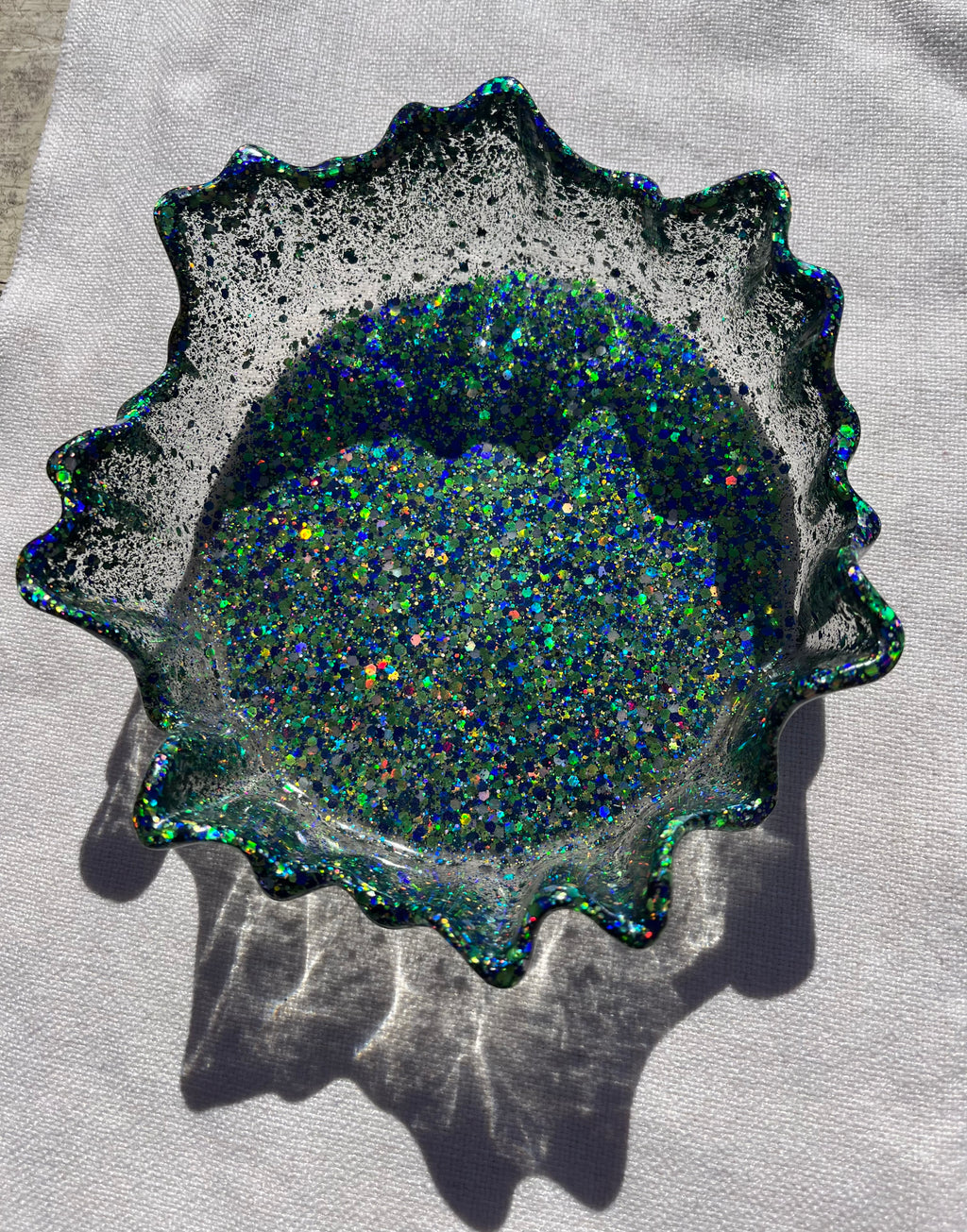 Resin Bowl with Glitter