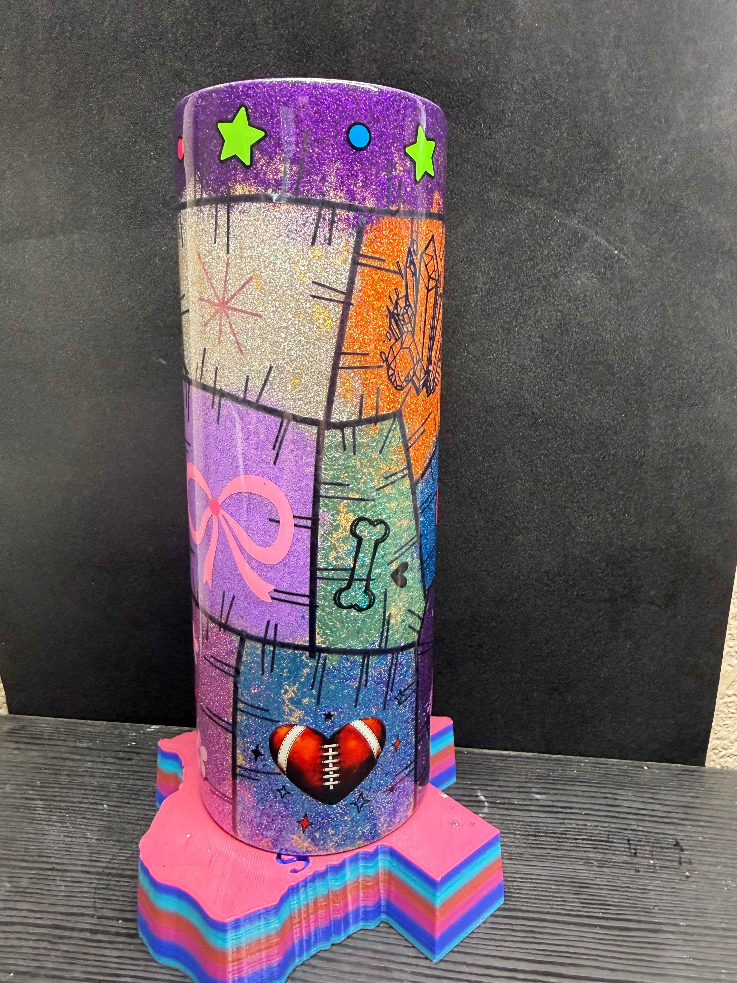 41. 20oz Patchwork Tumbler