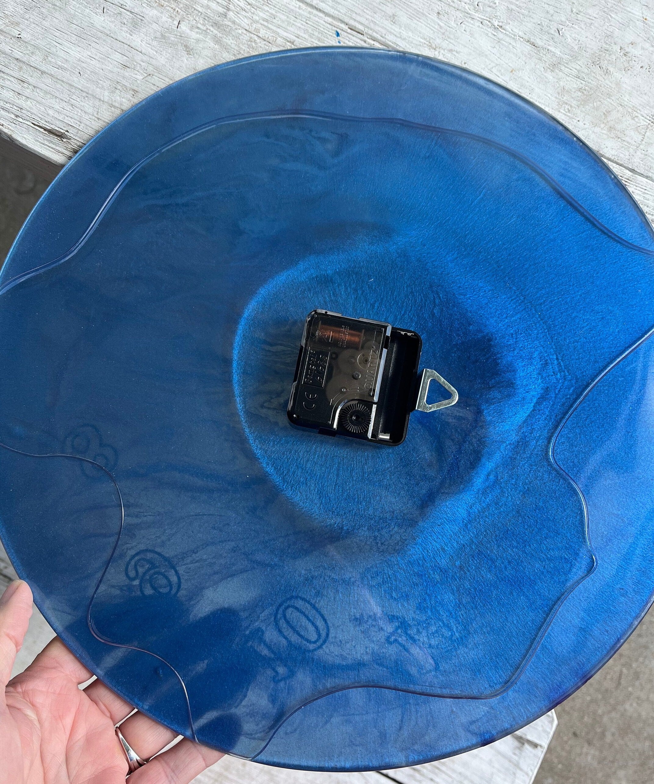 Resin Art Wall Clock