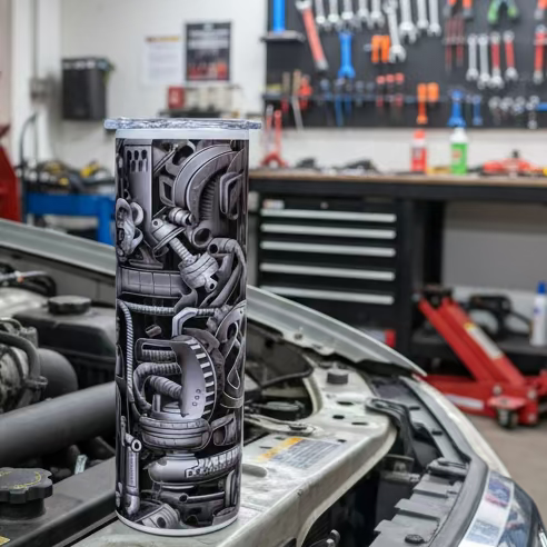 20oz Mechanic Sublimation Tumbler