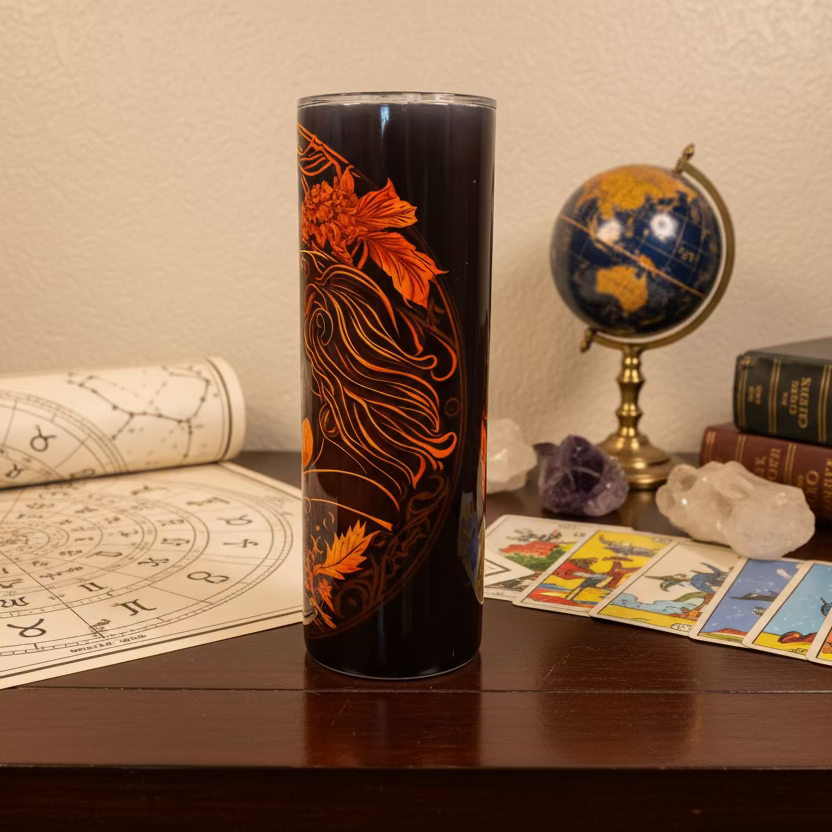 20oz Gemini Image Tumbler. Sublimation Cup