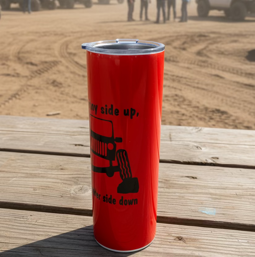 20oz Jeep Saying Tumbler. Sublimation Cup