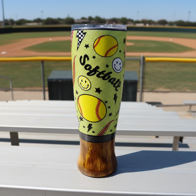 30oz Baseball Bat shaped Tumbler