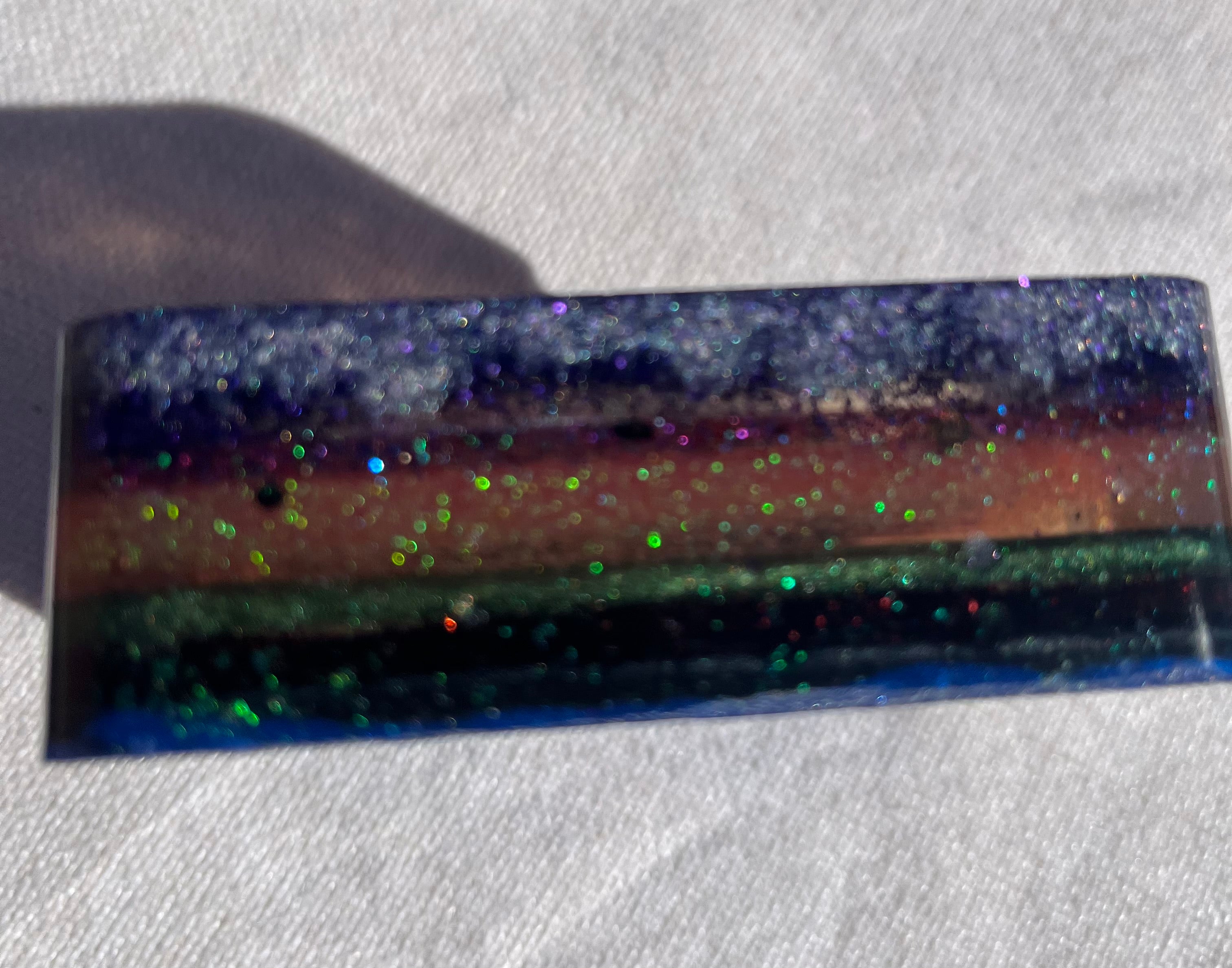 Resin Ashtray with Glitter