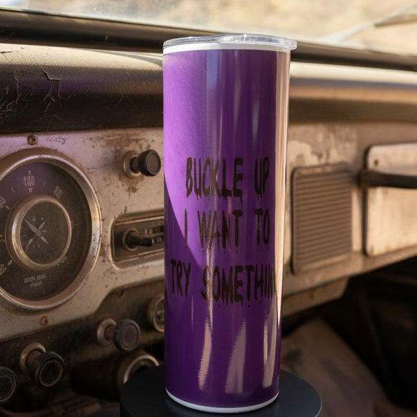 20oz Jeep Saying Tumbler. Sublimation Cup