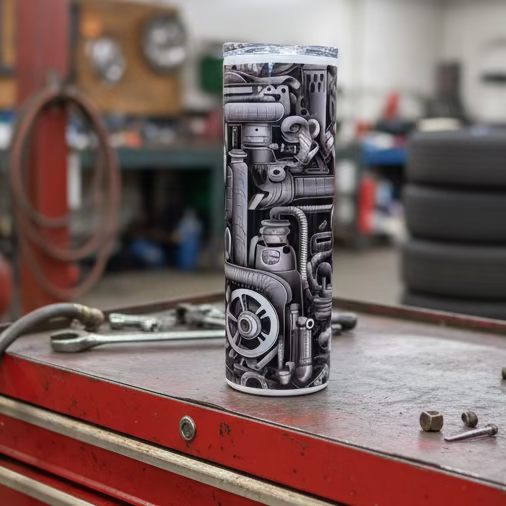 20oz Mechanic Sublimation Tumbler