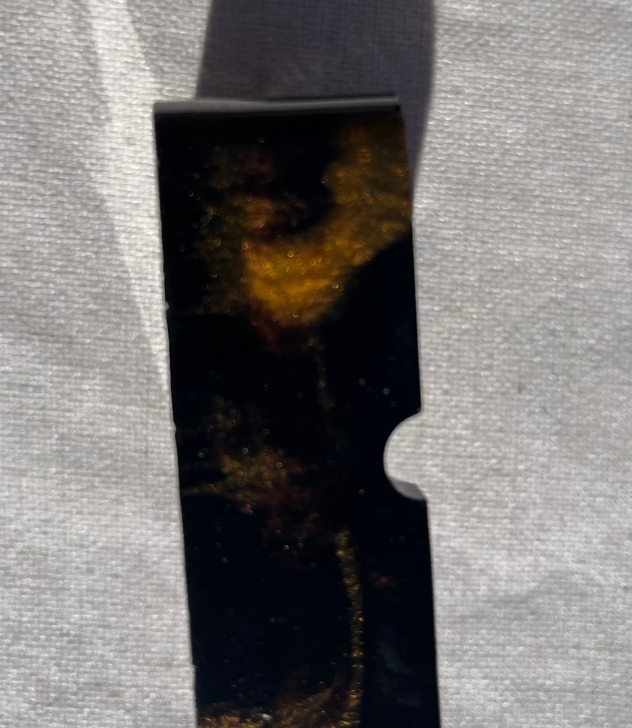 Resin ashtray with Mica Powder