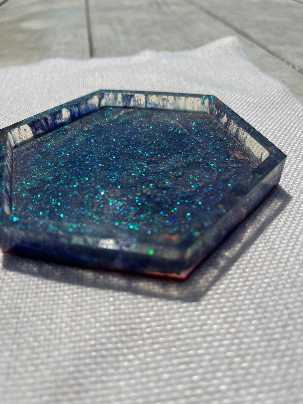 Holographic Resin Coasters choice of color