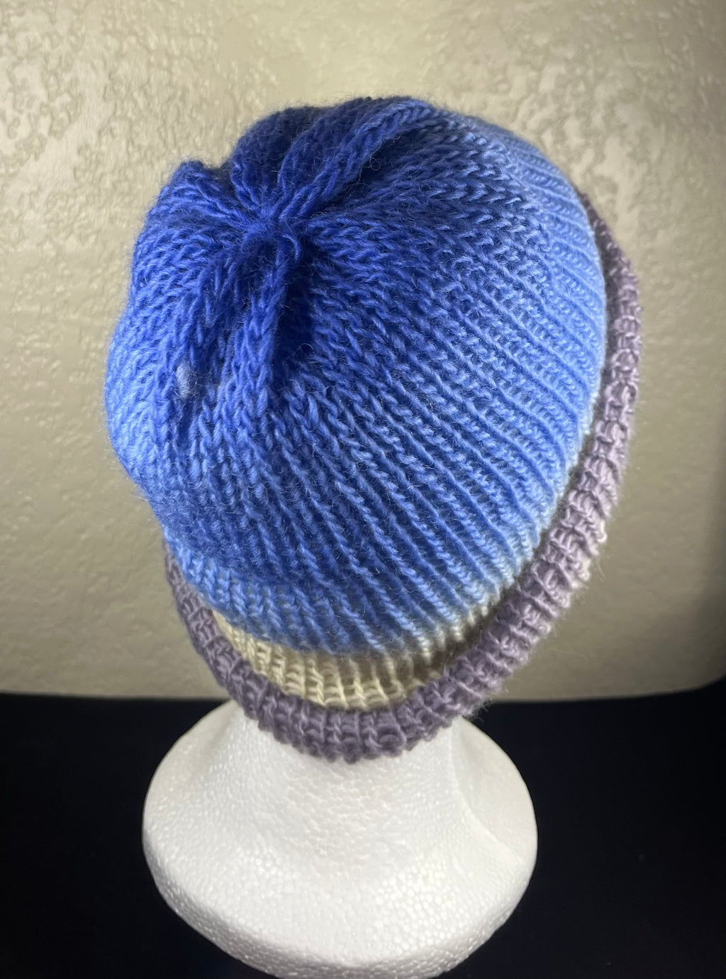 Blue Reversible Hat or Beanie