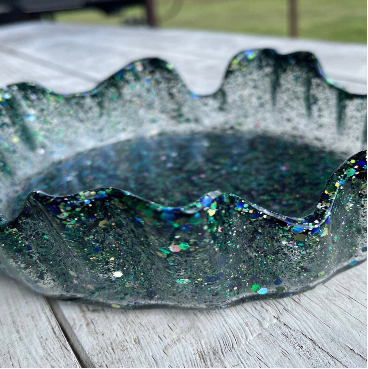 Resin Bowl with Glitter