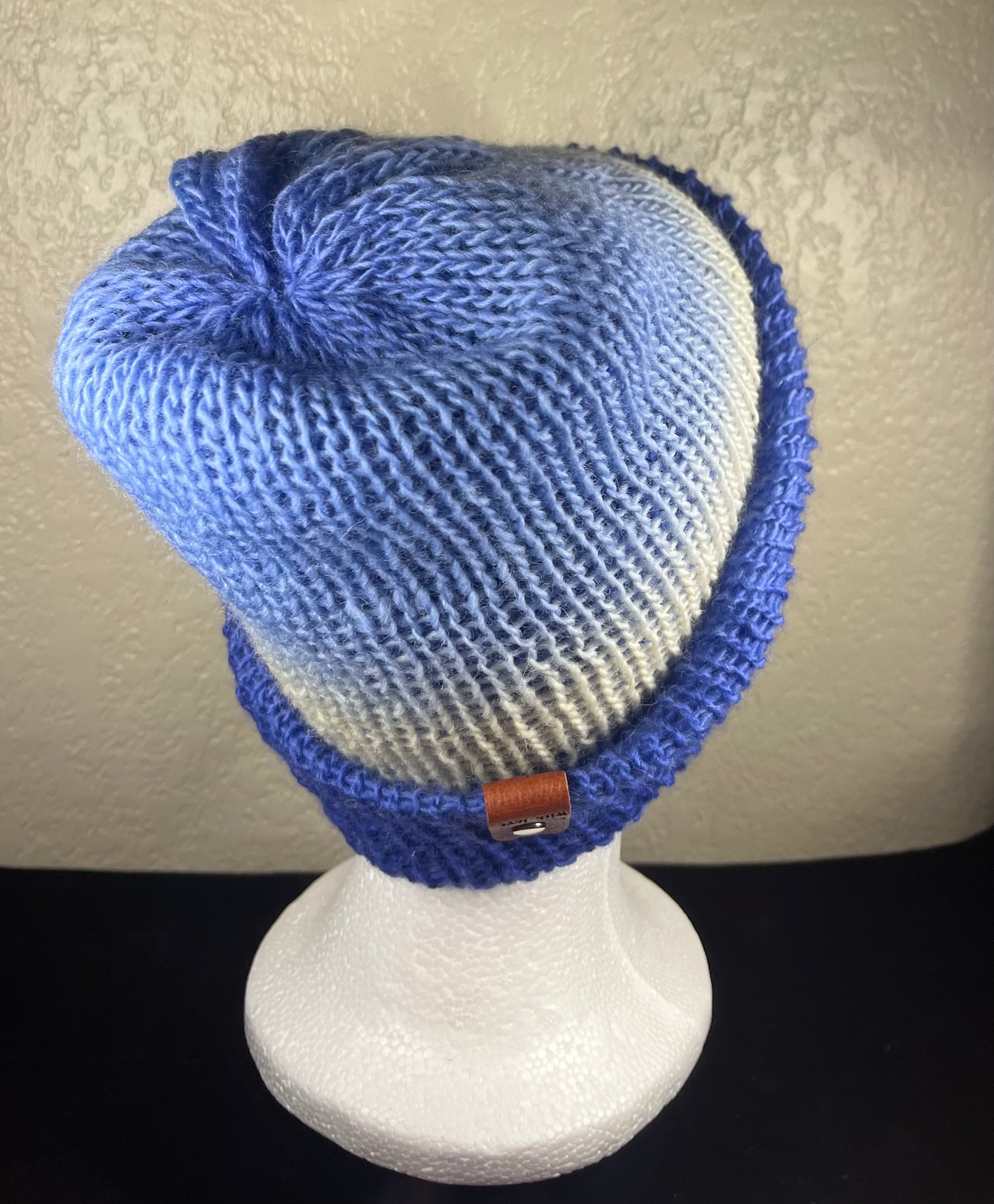 Blue Reversible Hat or Beanie