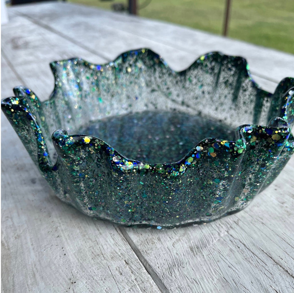 Resin Bowl with Glitter