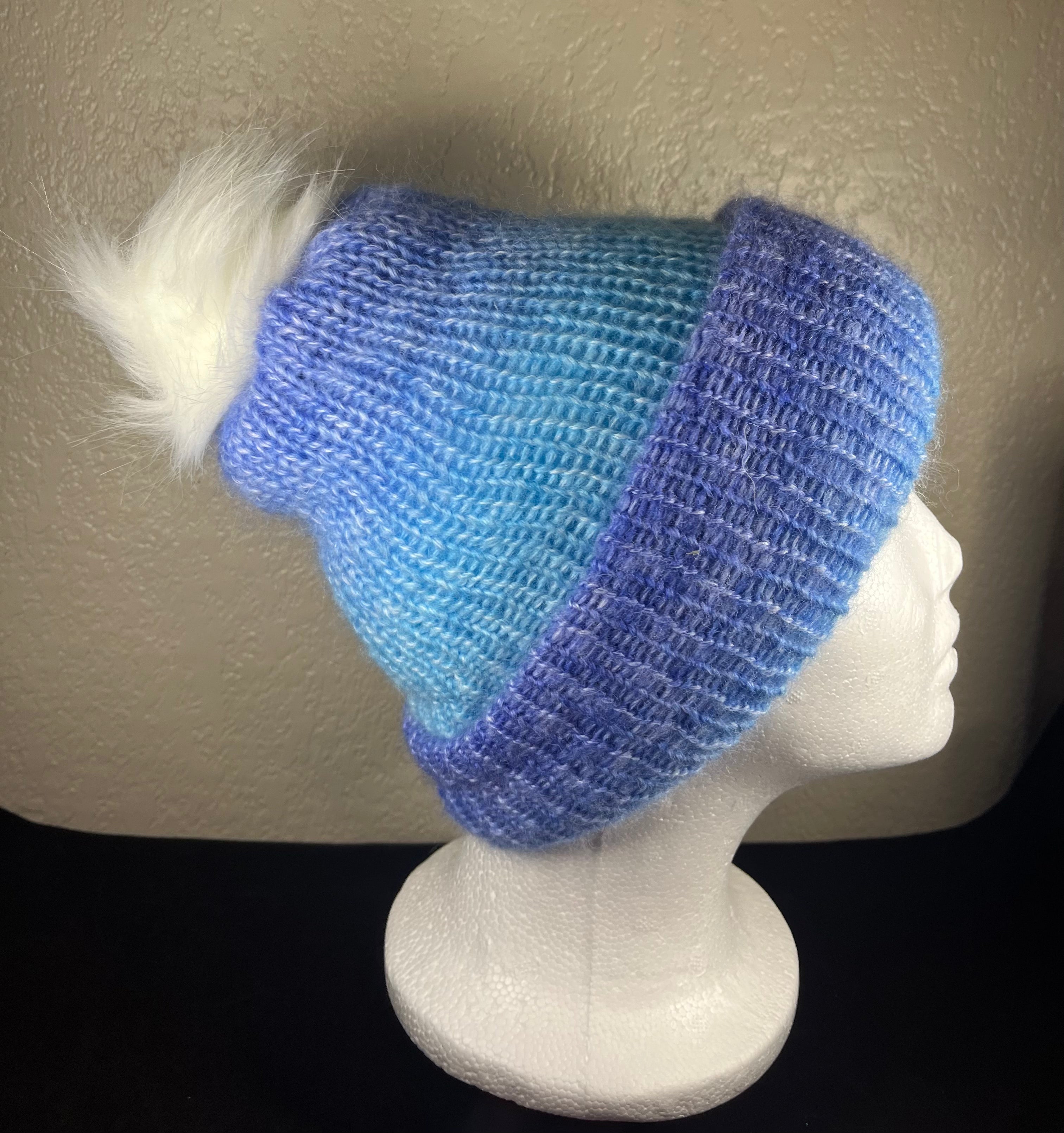 Reversible Hat with removable PomPom