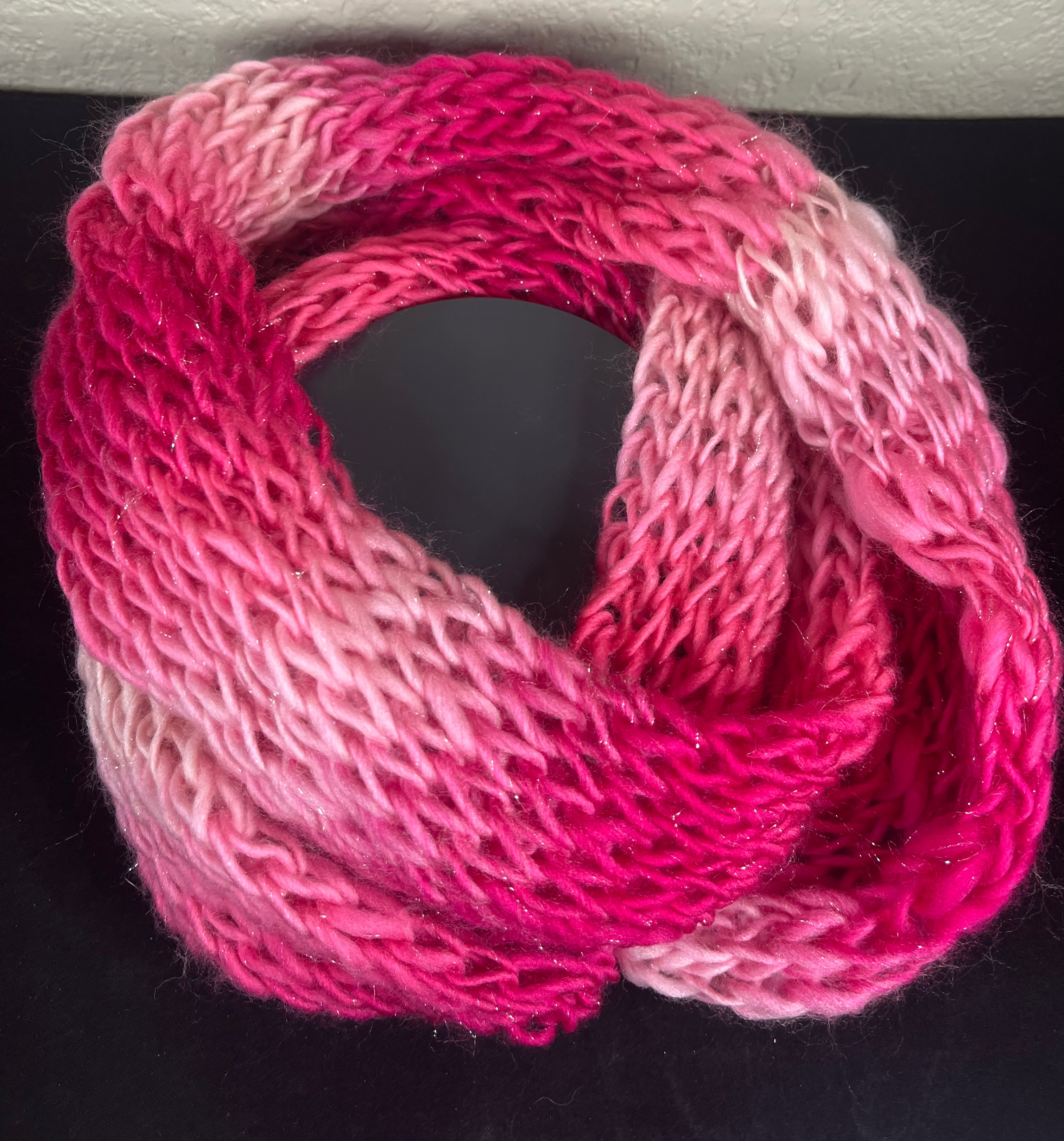 Reversible Beanie or Hat with Infinity Scarf Set