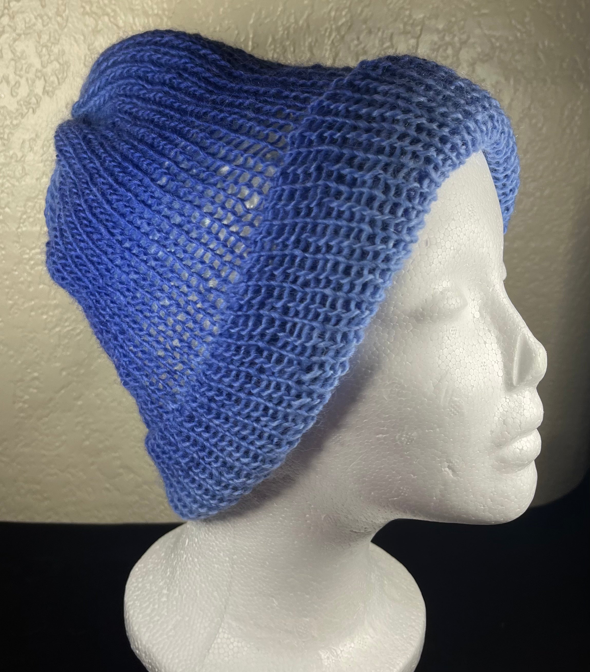 Blue Reversible Hat or Beanie