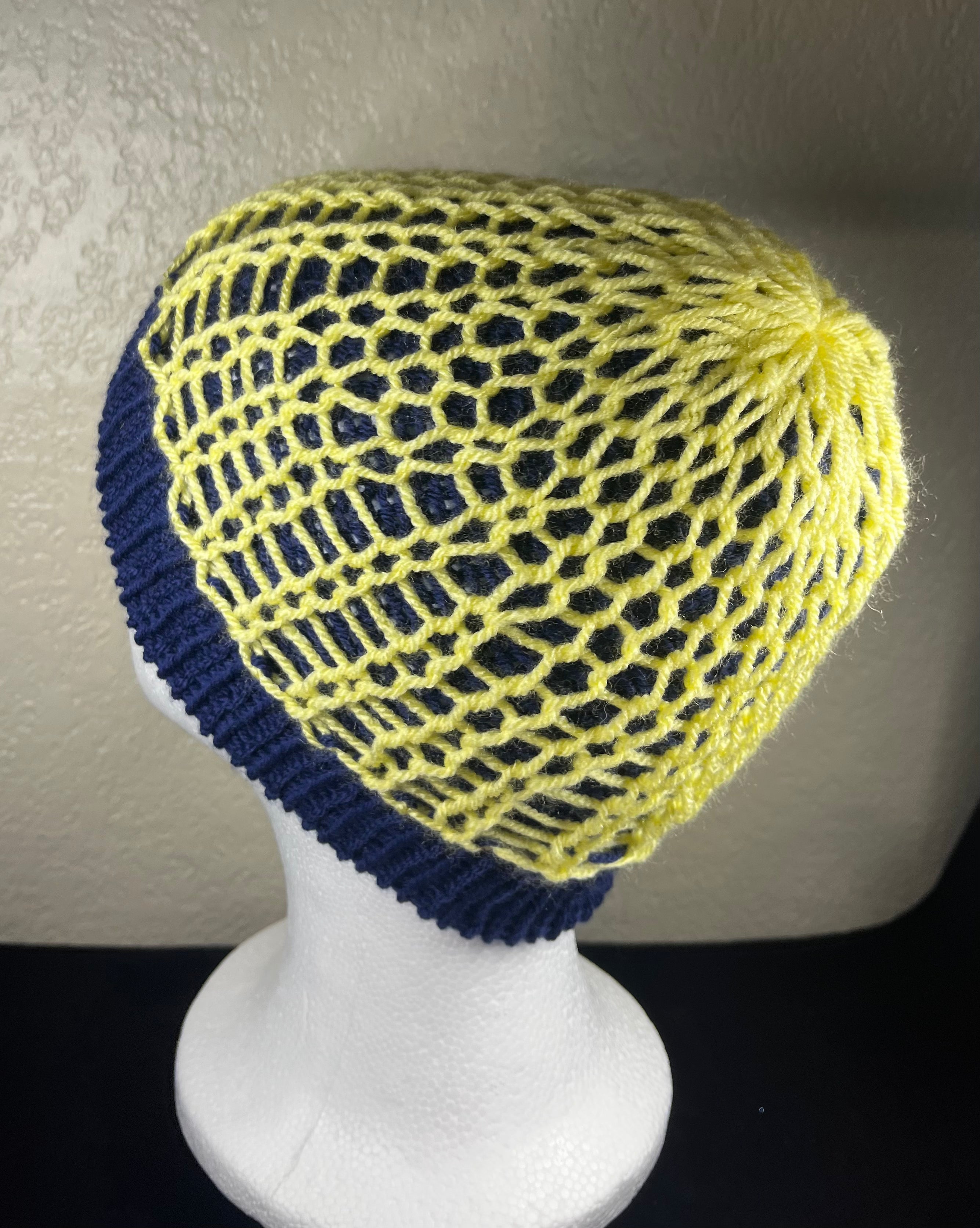 Reversible Lace Beanie