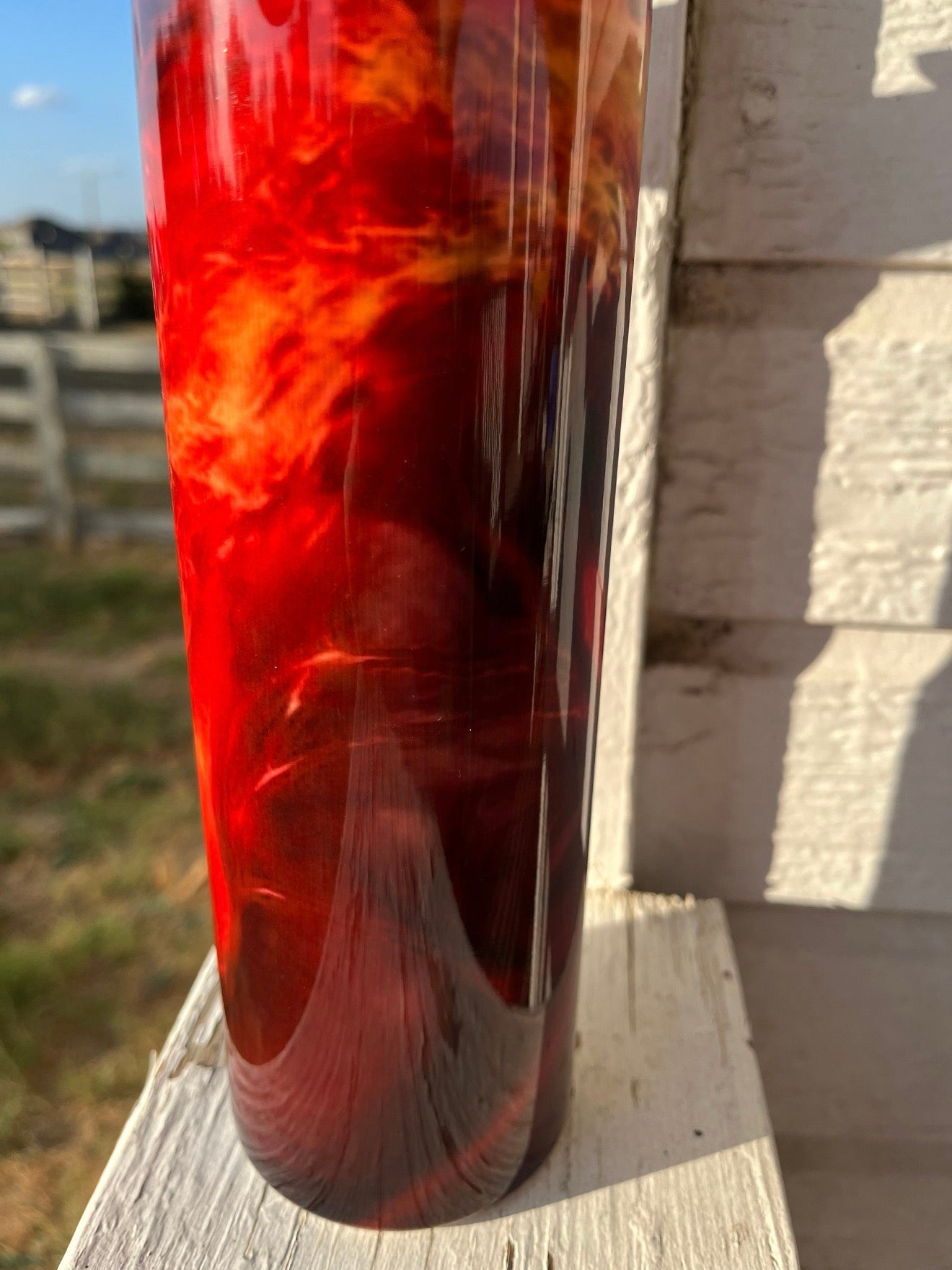 Firery Horse Tumbler. Sublimation Cup