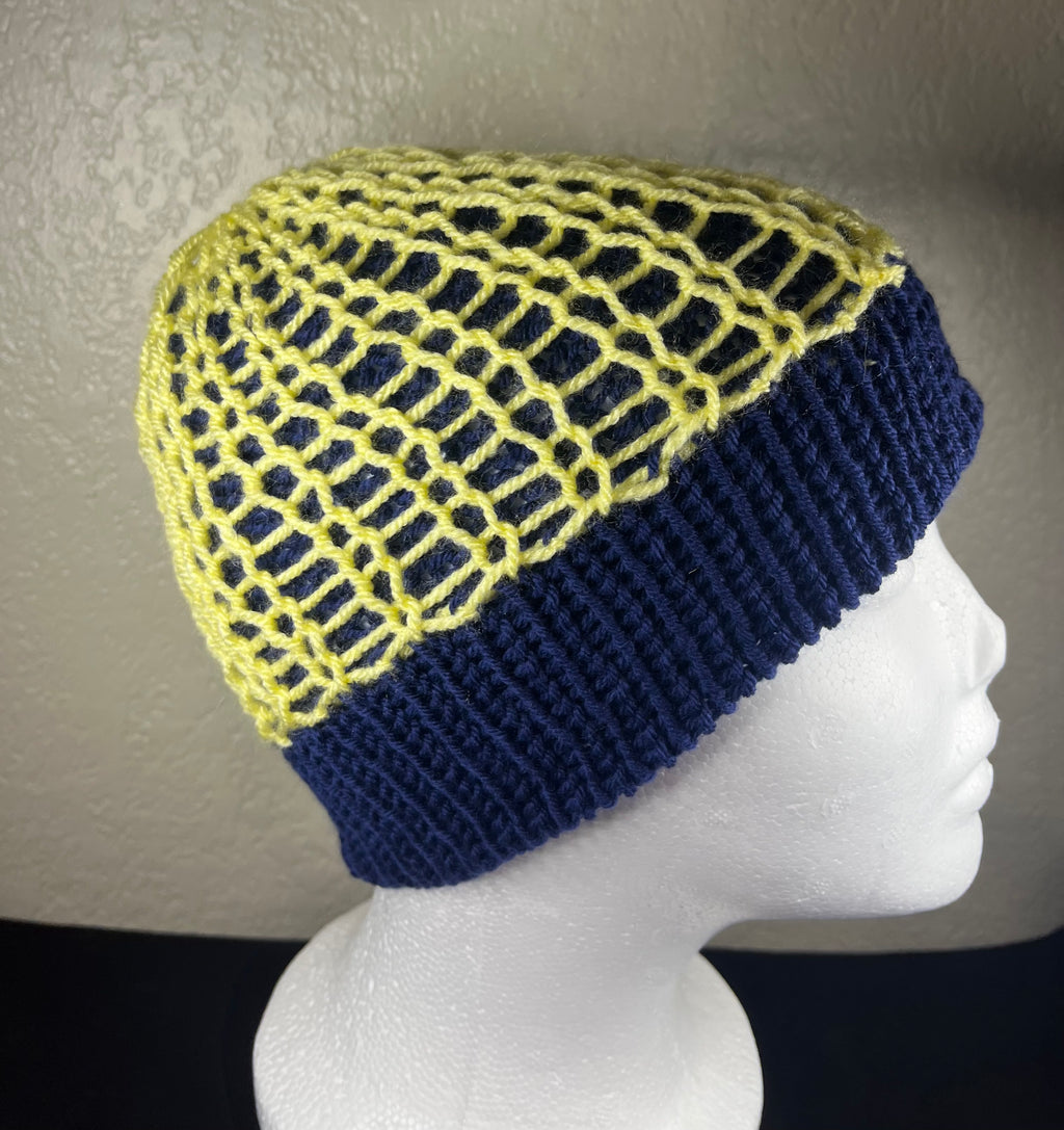 Reversible Lace Beanie
