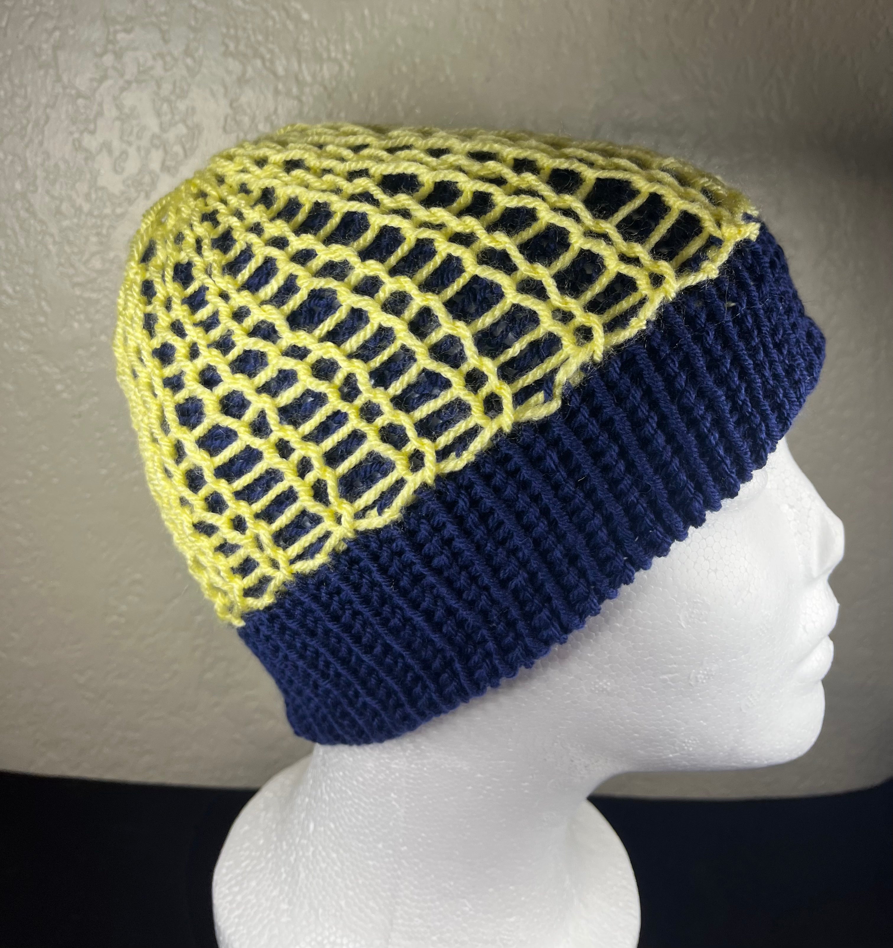 Reversible Lace Beanie