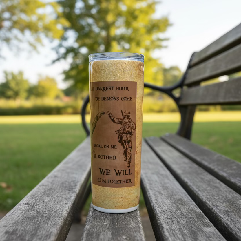 20oz PTSD Sublimation Tumbler