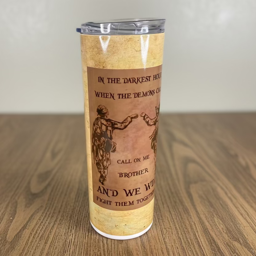 20oz PTSD Sublimation Tumbler