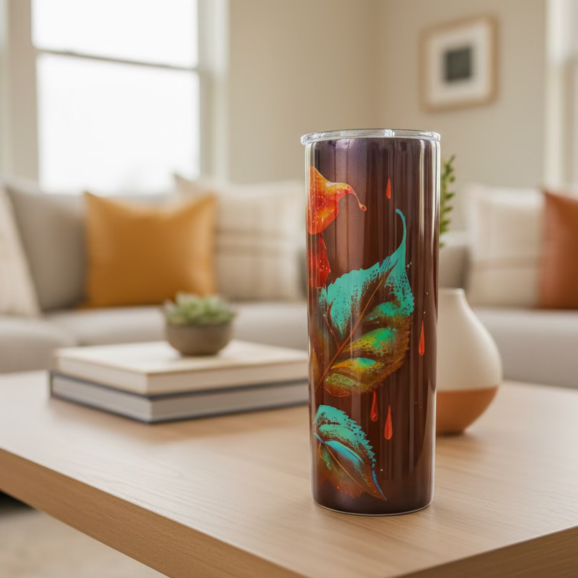 20oz  Rose Sublimation Tumbler