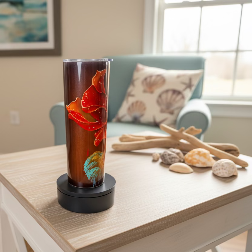 20oz  Rose Sublimation Tumbler