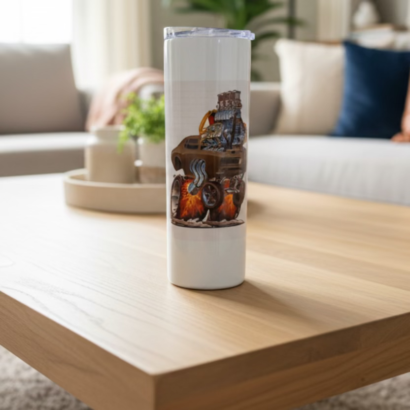20oz Monster Truck Sublimation Tumbler