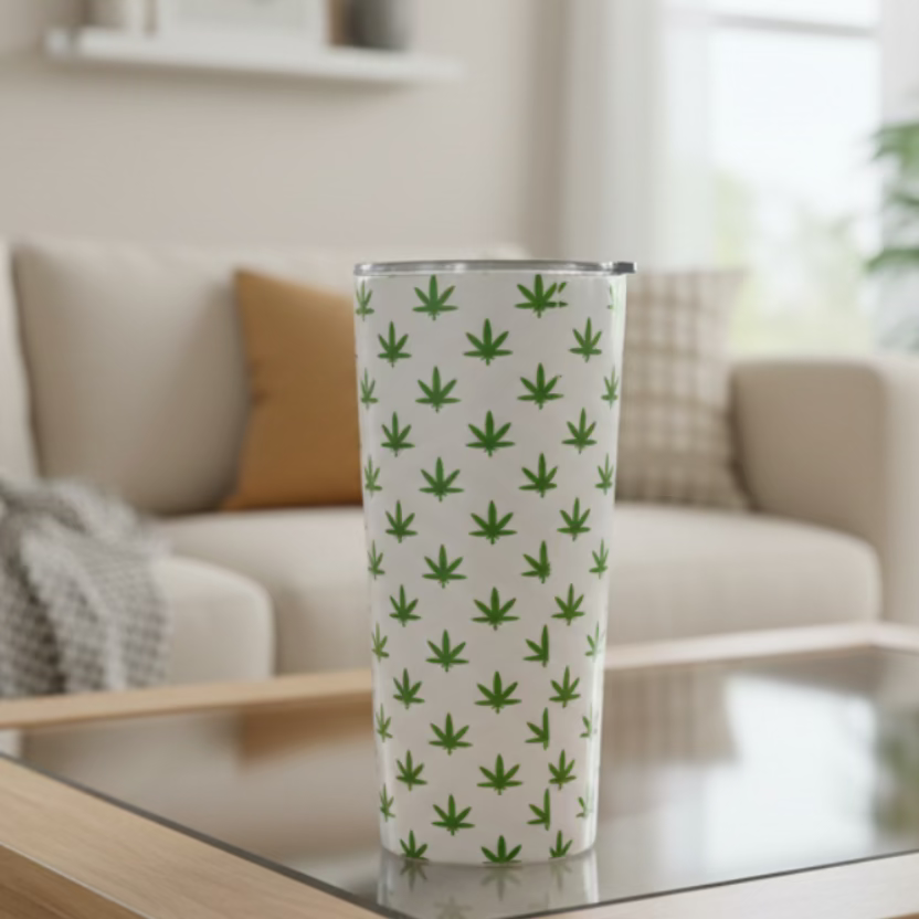 15oz Cannabis Tumbler Sublimation Cup