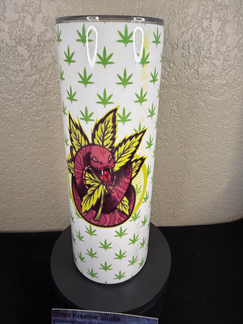 Cannabis Snake Tumbler Sublimation Cup