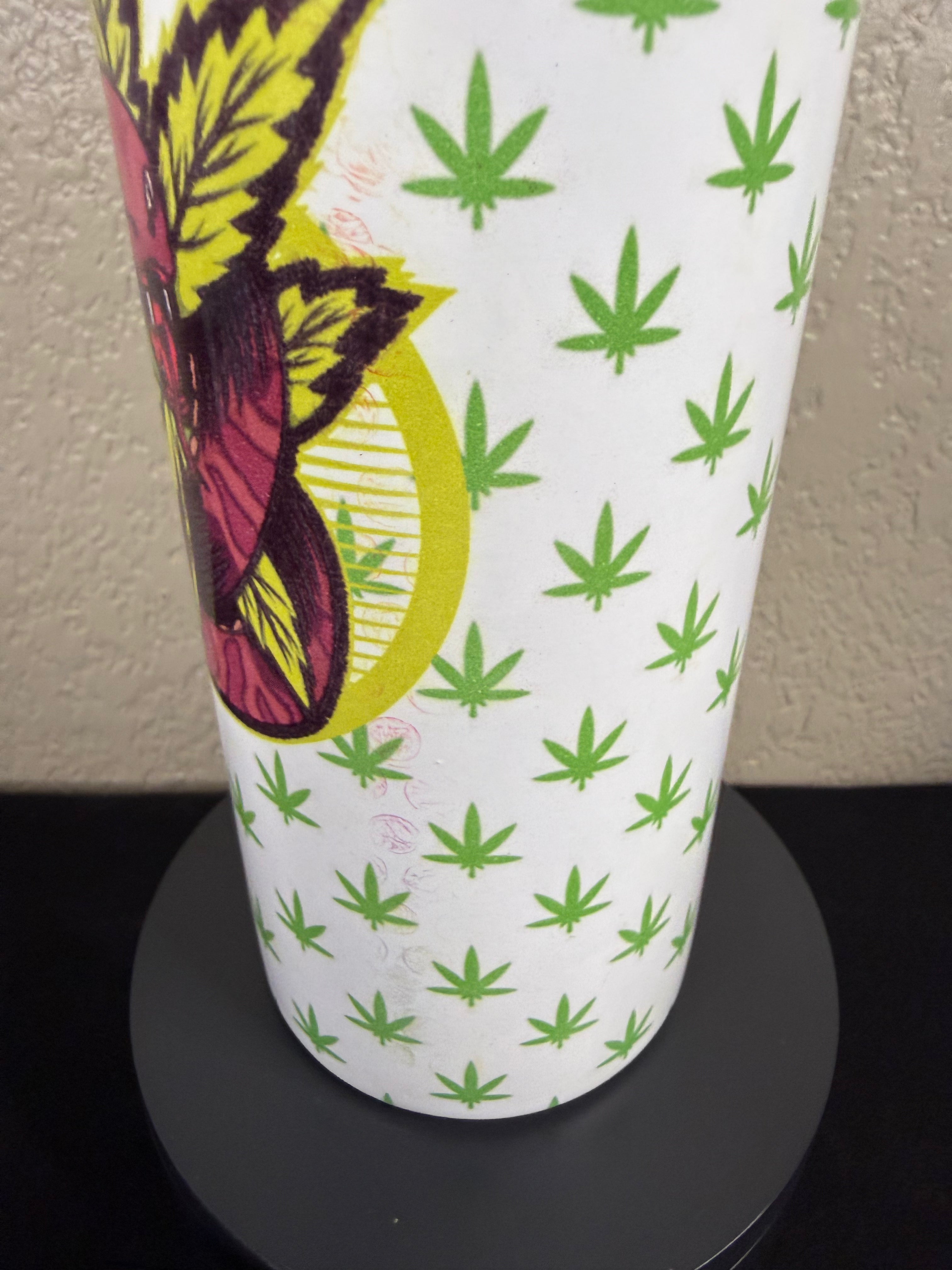 Cannabis Snake Tumbler Sublimation Cup