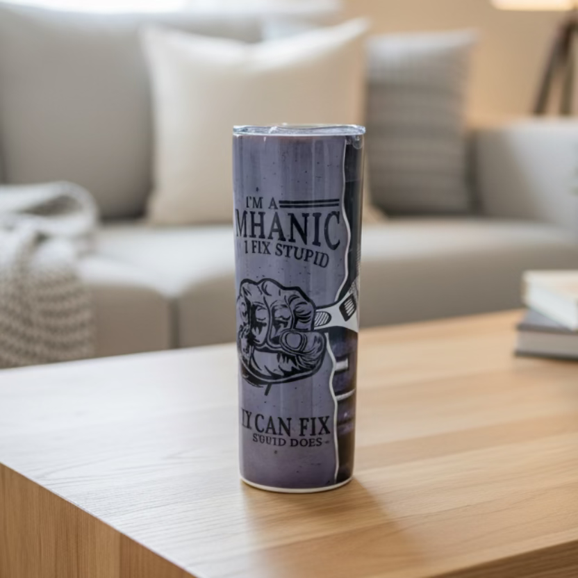 Mechanic  Tumbler Sublimation Cup