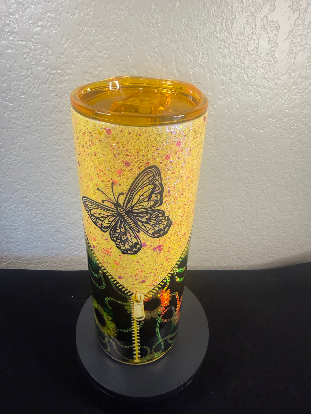 2. 20oz Holographic Sunflower Tumbler