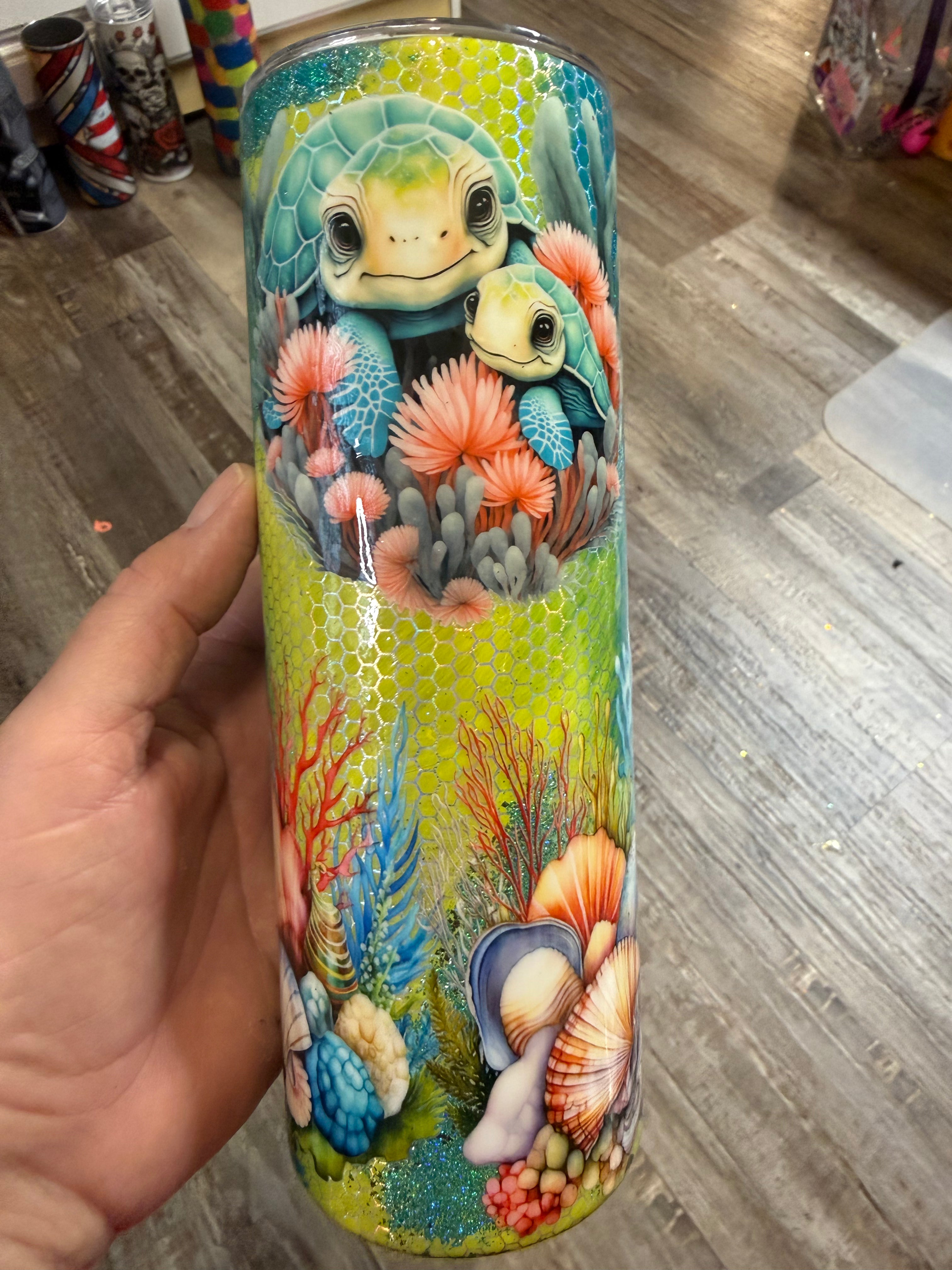 28. 20oz Turtle Tumbler