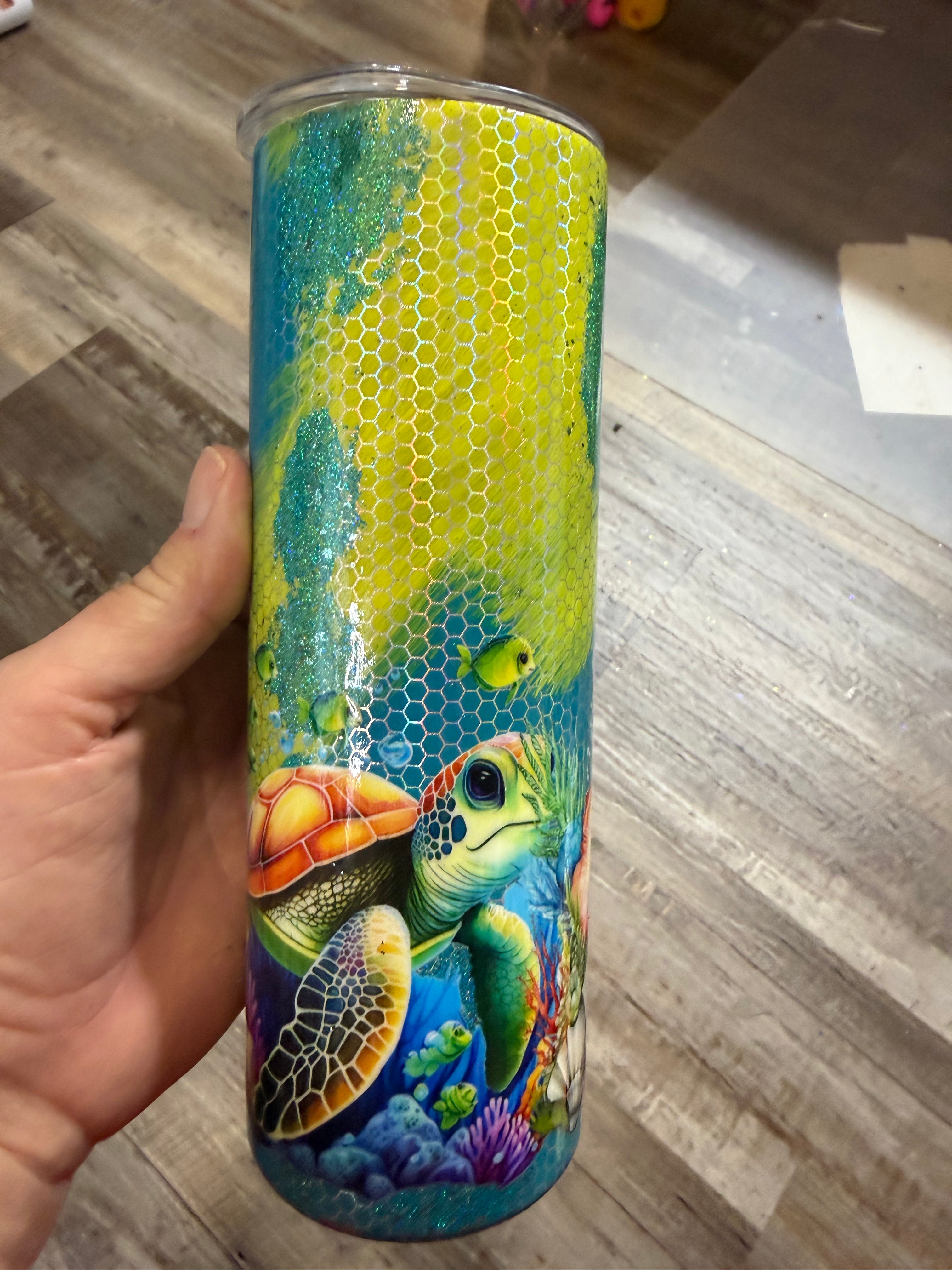 28. 20oz Turtle Tumbler