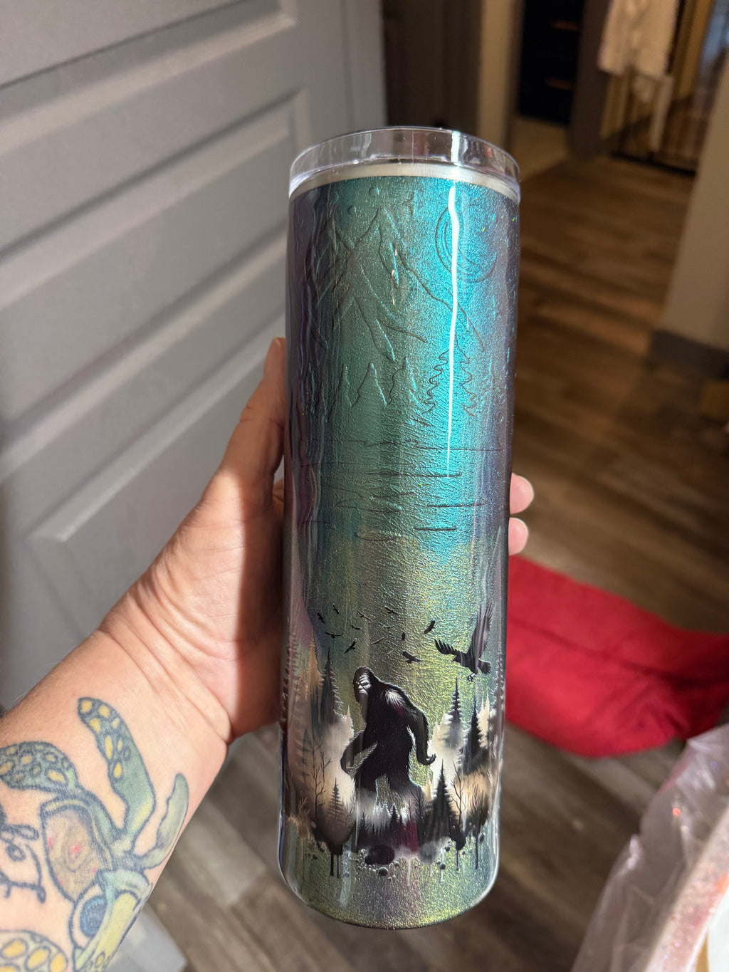 #6 Bigfoot color shift 30oz Tumbler