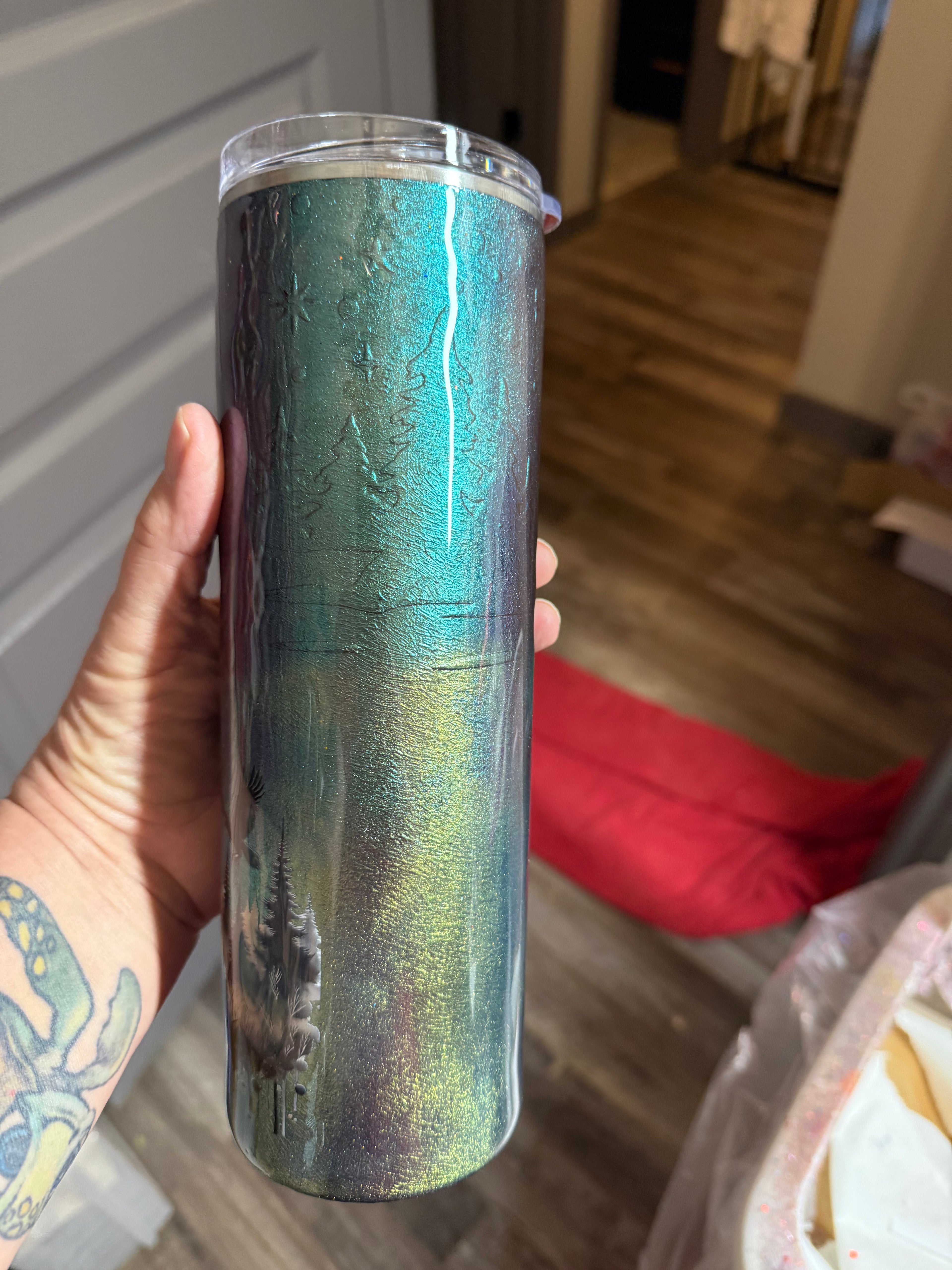 #6 Bigfoot color shift 30oz Tumbler